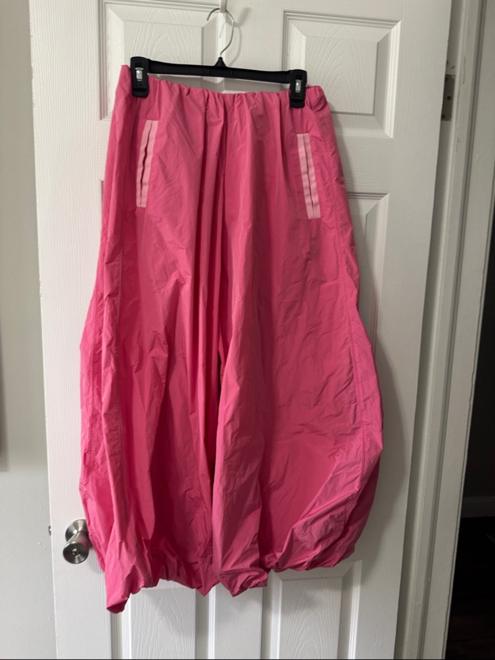 Anthropologie Pink Balloon-Style Pants